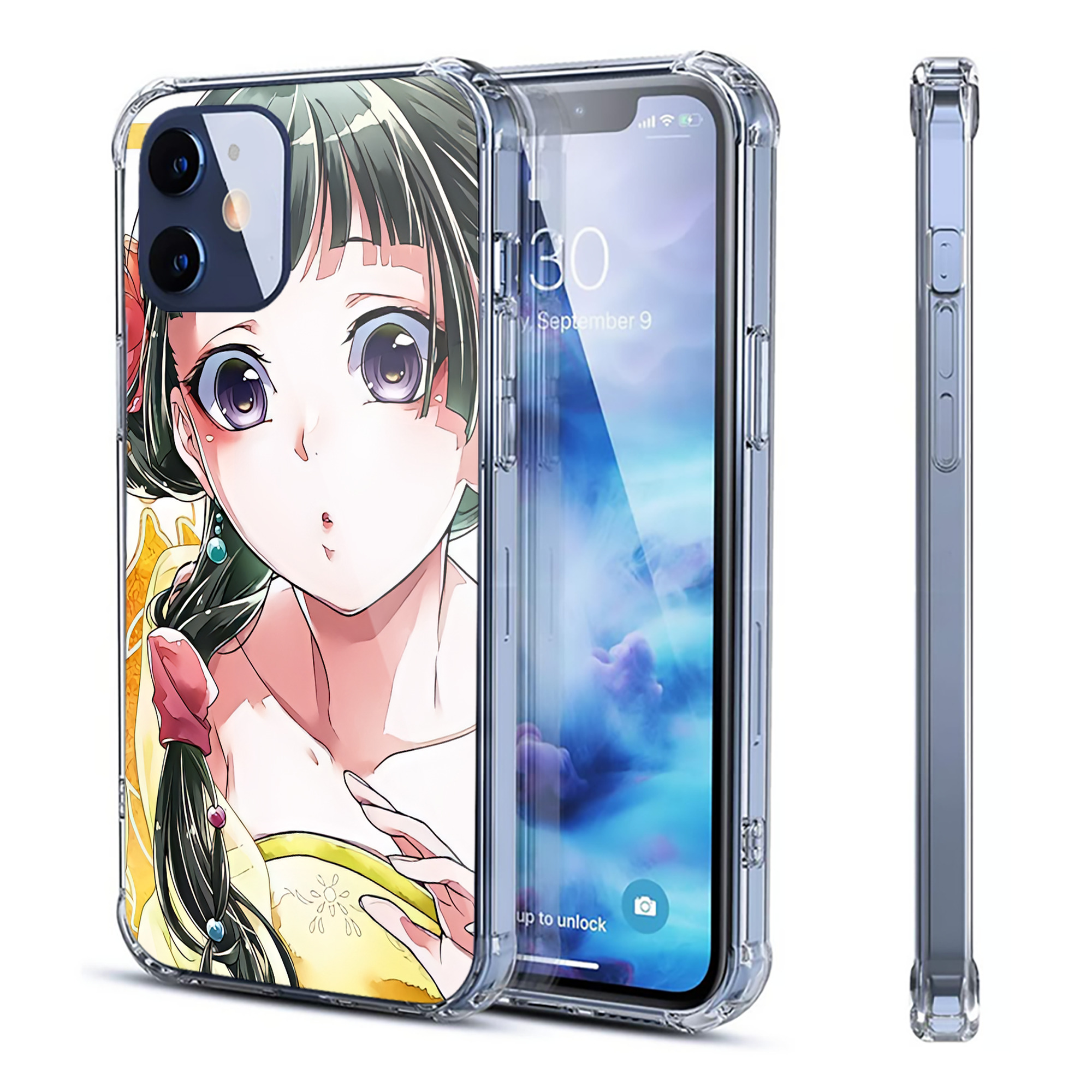 （画像用） 薬屋のひとりごと The Apothecary Diaries 【iPhone 12シリーズ対応】透明スマホケース（クリアソフトケース）